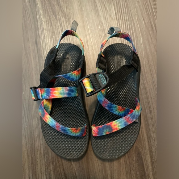 Chaco Z/1 eco thread sandal kids tie dye size 3 - Picture 1 of 7